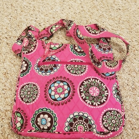 VERA BRADLEY Pink Paisley Print Crossbody - Picture 2 of 4
